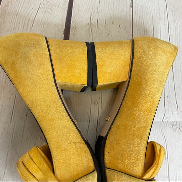 Gucci marmont double G suede fringe pumps - Picture 8 of 16